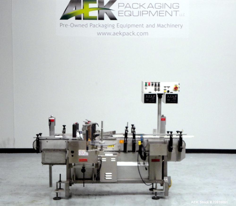 Used Accraply Model 350 PTE Front and Back Tamper Evident Labeler