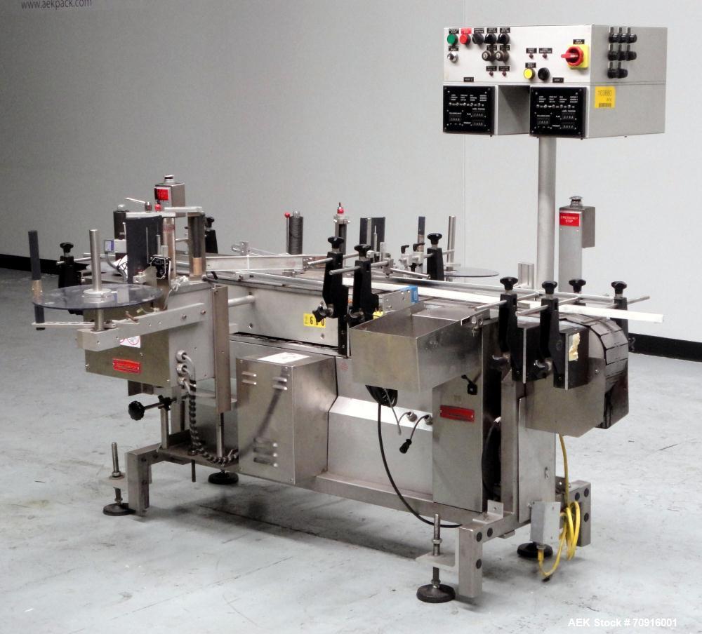 Used Accraply Model 350 PTE Front and Back Tamper Evident Labeler