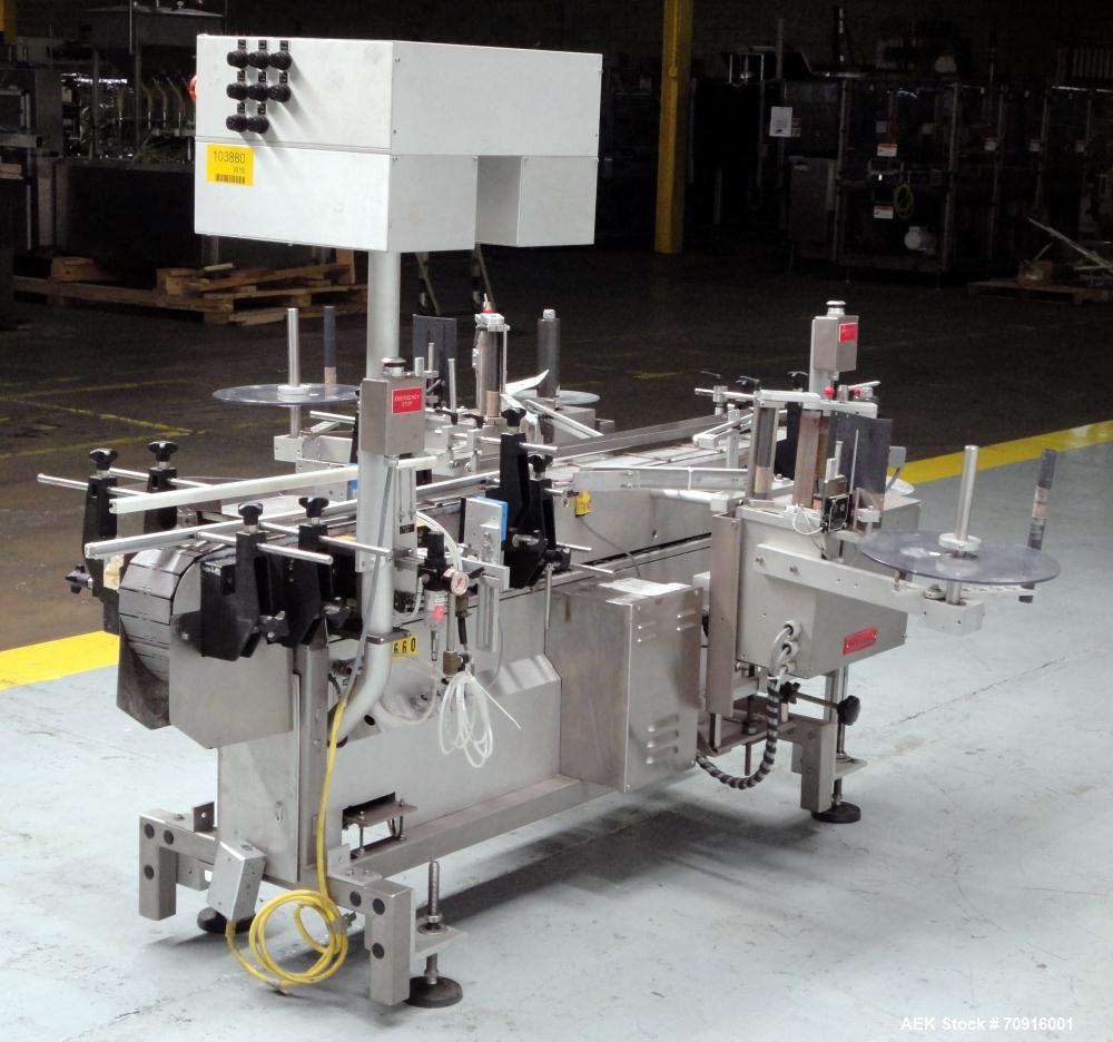 Used Accraply Model 350 PTE Front and Back Tamper Evident Labeler