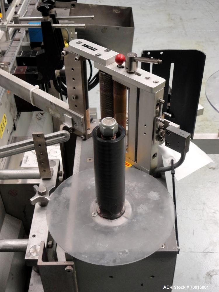 Used Accraply Model 350 PTE Front and Back Tamper Evident Labeler