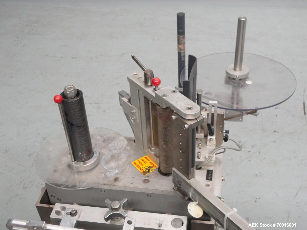 Used Accraply Model 350 PTE Front and Back Tamper Evident Labeler