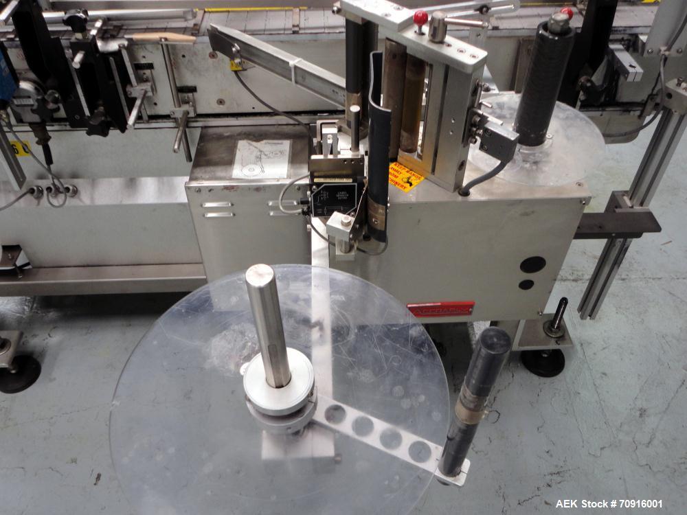 Used Accraply Model 350 PTE Front and Back Tamper Evident Labeler