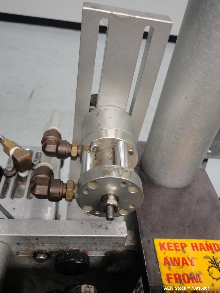 Used Accraply Model 350 PTE Front and Back Tamper Evident Labeler