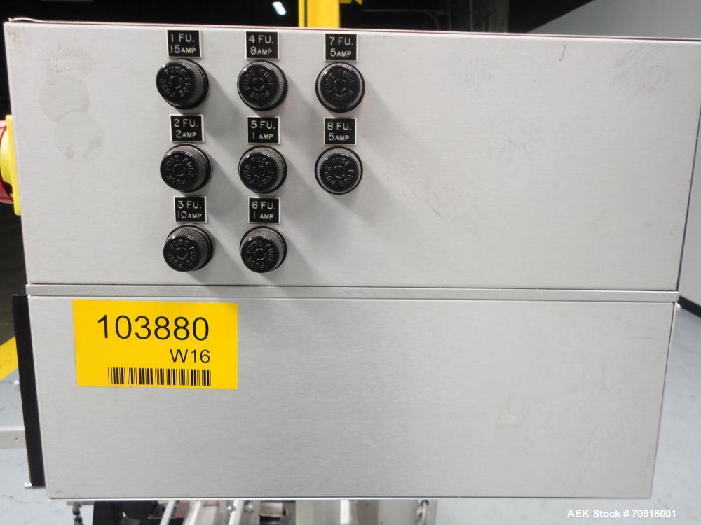 Used Accraply Model 350 PTE Front and Back Tamper Evident Labeler