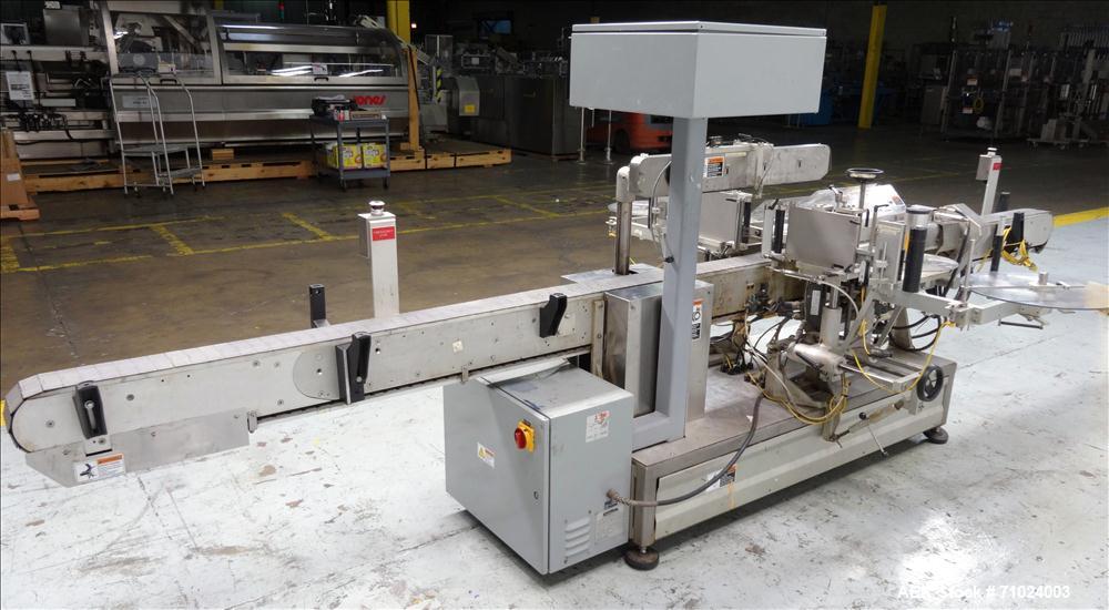 Used Accraply Model 350PW Front and Back Pressure Sensitive Labeler