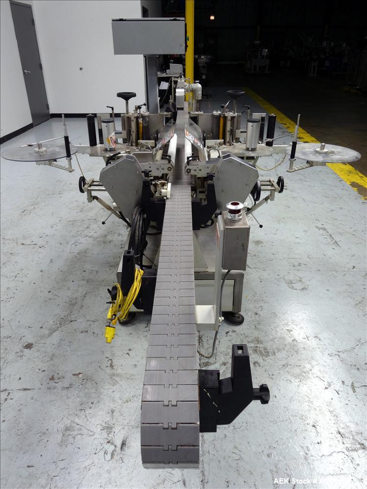 Used Accraply Model 350PW Front and Back Pressure Sensitive Labeler
