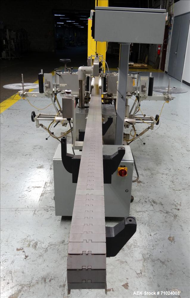 Used Accraply Model 350PW Front and Back Pressure Sensitive Labeler