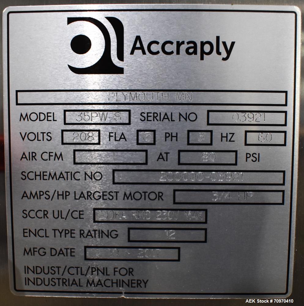 Accraply Model 35PW "S" Series Panel Labeling System