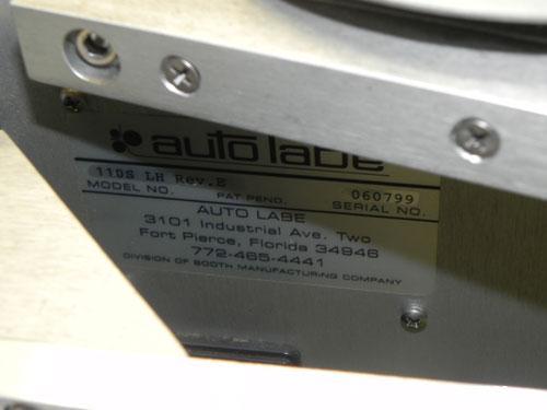 Used Autolabe Model 110S Front & Back Pressure Sensitive Labeling System. Capable of speeds up to 1200" of web speed per minute. Right to left operation. Label size range: (width) 1/4" to 4-1/2" with...