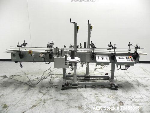 Used Autolabe Model 110S Front & Back Pressure Sensitive Labeling System. Capable of speeds up to 1200" of web speed per minute. Right to left operation. Label size range: (width) 1/4" to 4-1/2" with...