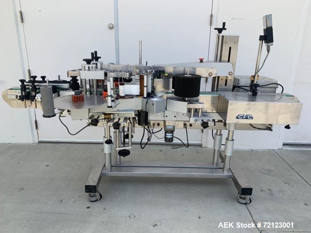 Used CVC Front and Back Pressure Sensitive Labeler
