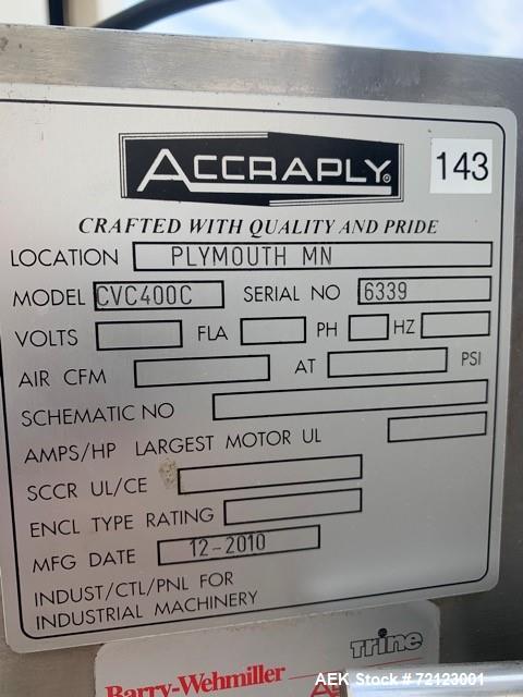 Used CVC Front and Back Pressure Sensitive Labeler