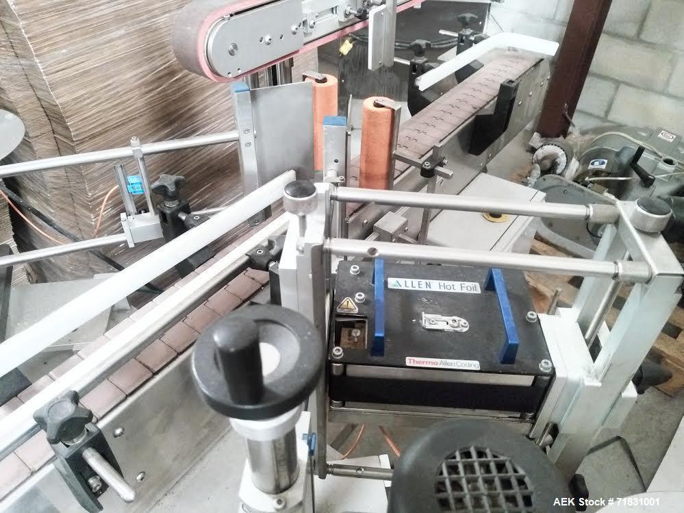 Used DL Tech Pressure Sensitive Labeler, Model DL362E.