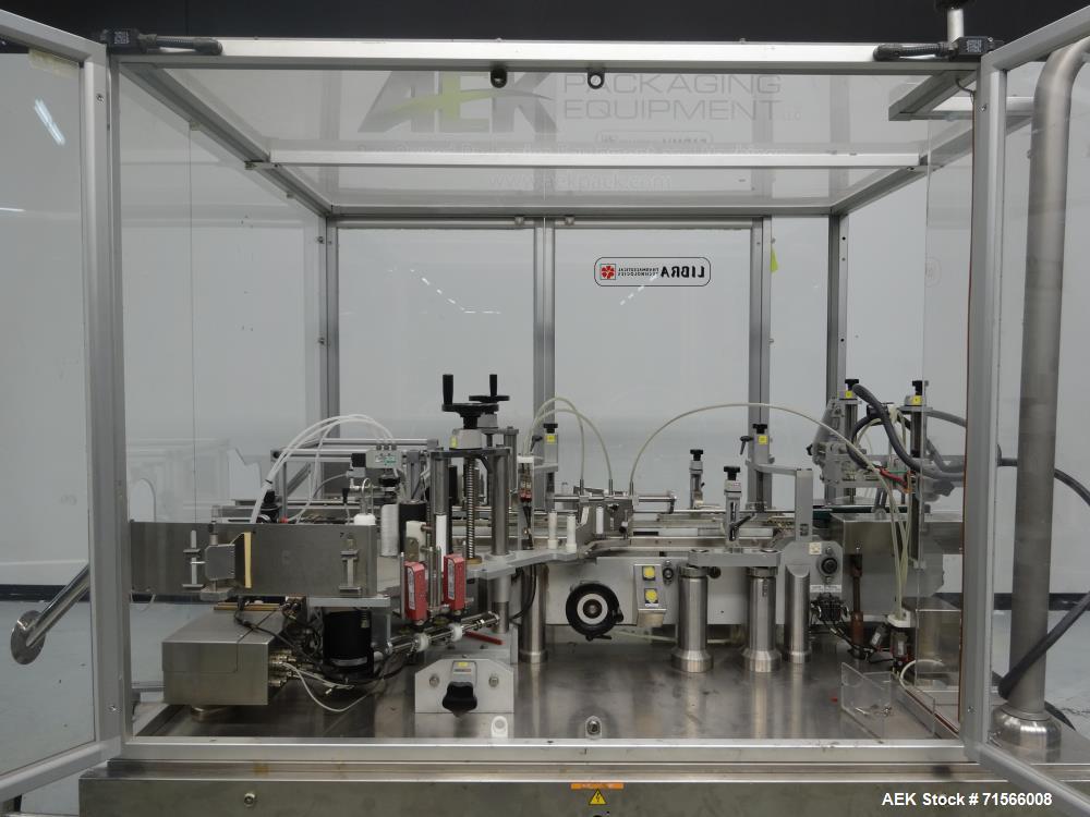 Used Libra (IMA) Model SE300TE Front and Back Pressure Sensitive Tamper Evident