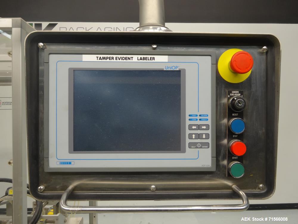Used Libra (IMA) Model SE300TE Front and Back Pressure Sensitive Tamper Evident