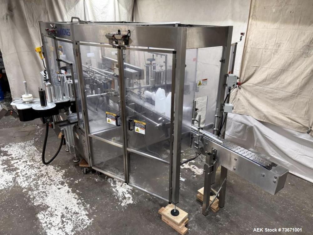 Used Krones K748-107 Pressure Sensitive Front & Back Labeler – High-Speed Bottle Labeling System