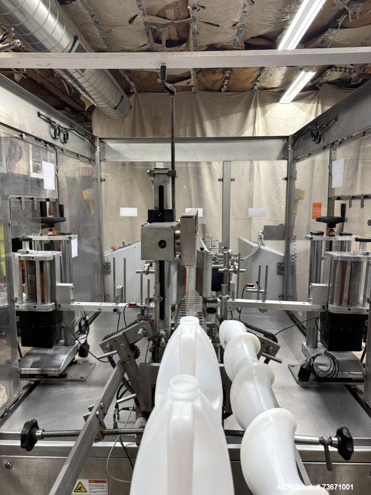 Used Krones K748-107 Pressure Sensitive Front & Back Labeler – High-Speed Bottle Labeling System