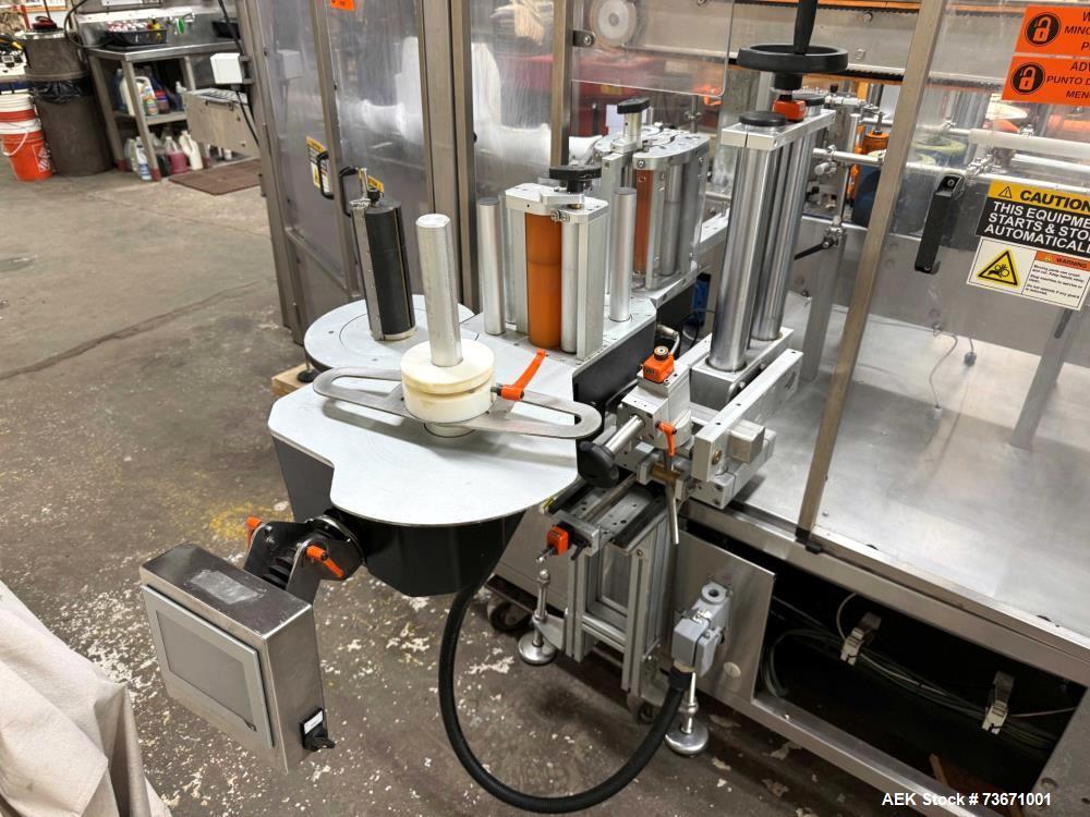Used Krones K748-107 Pressure Sensitive Front & Back Labeler – High-Speed Bottle Labeling System