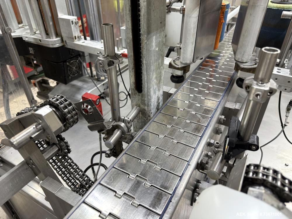 Used Krones K748-107 Pressure Sensitive Front & Back Labeler – High-Speed Bottle Labeling System