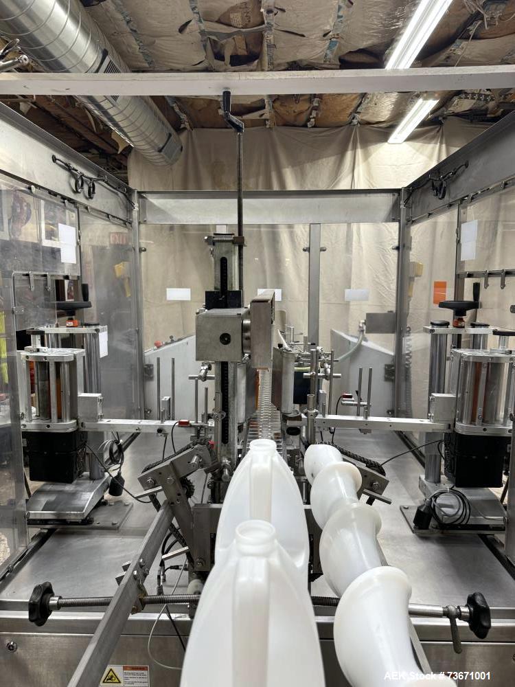 Used Krones K748-107 Pressure Sensitive Front & Back Labeler – High-Speed Bottle Labeling System