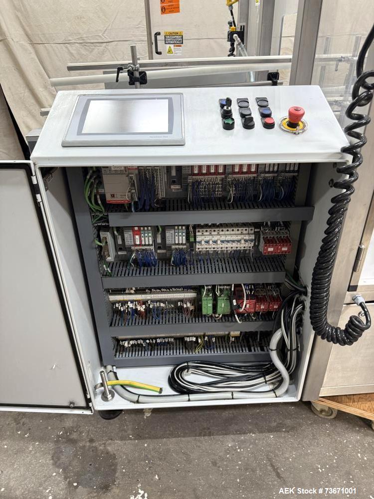 Used Krones K748-107 Pressure Sensitive Front & Back Labeler – High-Speed Bottle Labeling System