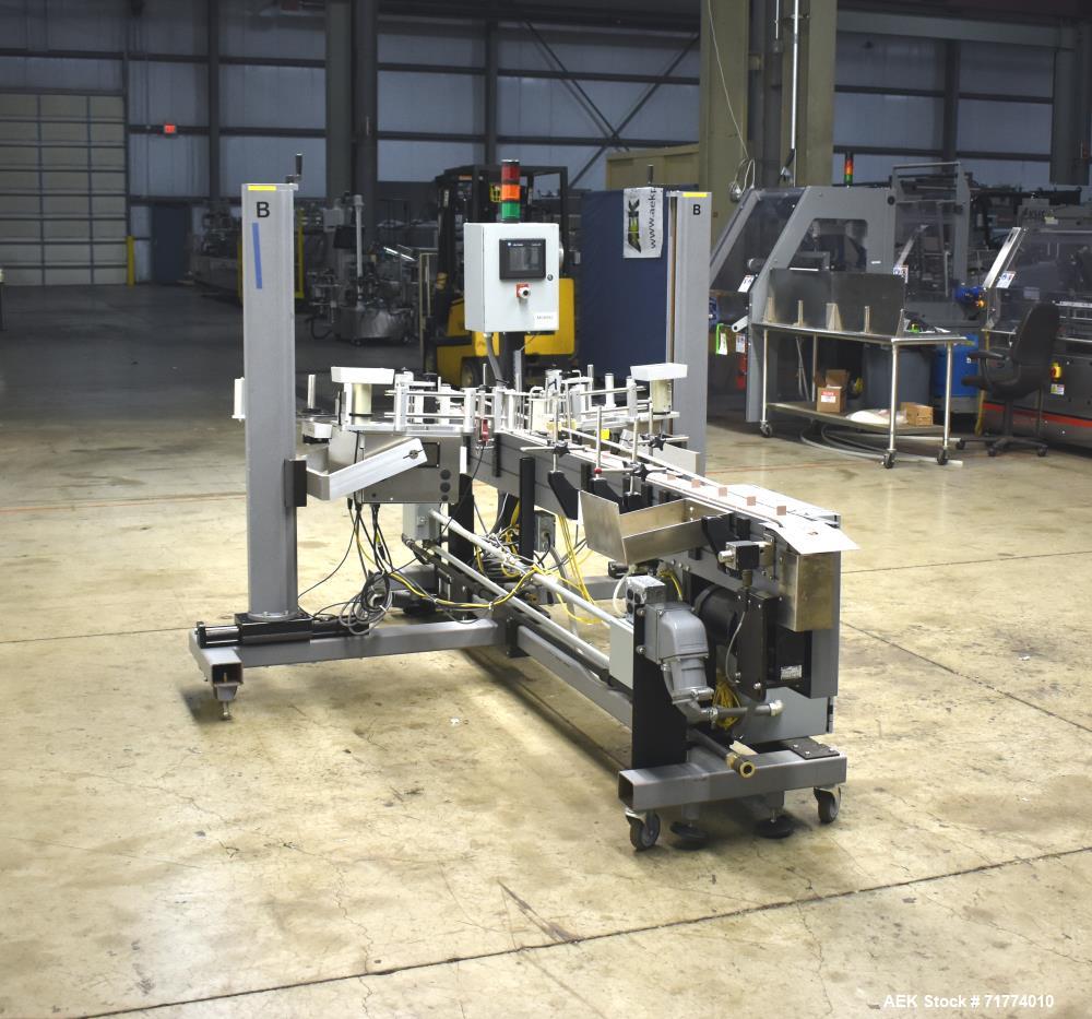Used Label Aire Tamper Evident Front and Back Labeler/Carton Wafer Sealer.