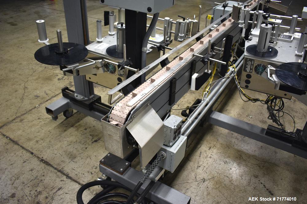 Used Label Aire Tamper Evident Front and Back Labeler/Carton Wafer Sealer.