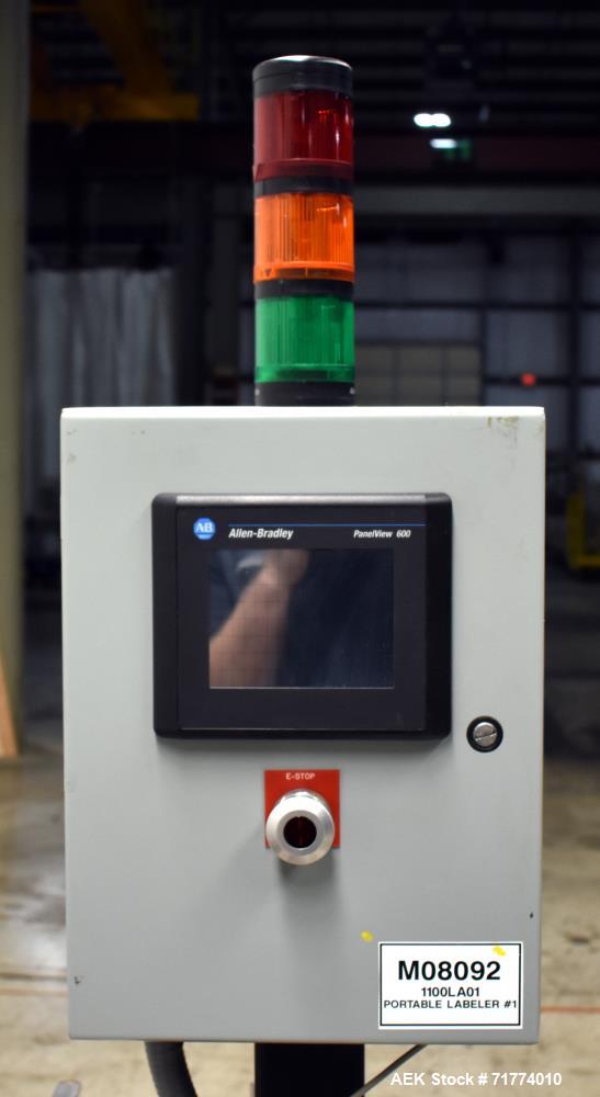 Used Label Aire Tamper Evident Front and Back Labeler/Carton Wafer Sealer.