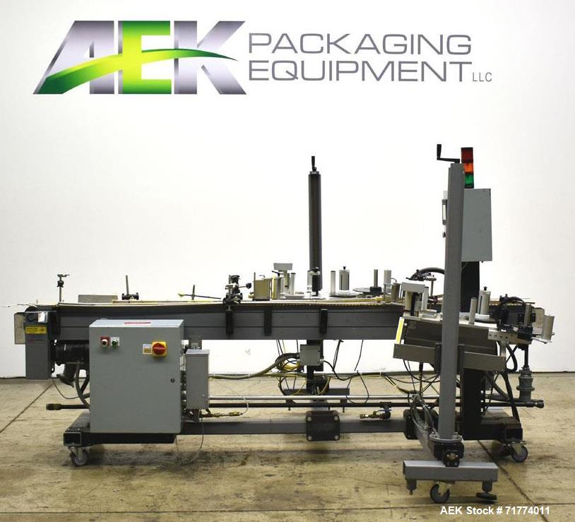 Used- Label Aire Tamper Evident Front and Back Labeler/Carton Wafer Sealer.