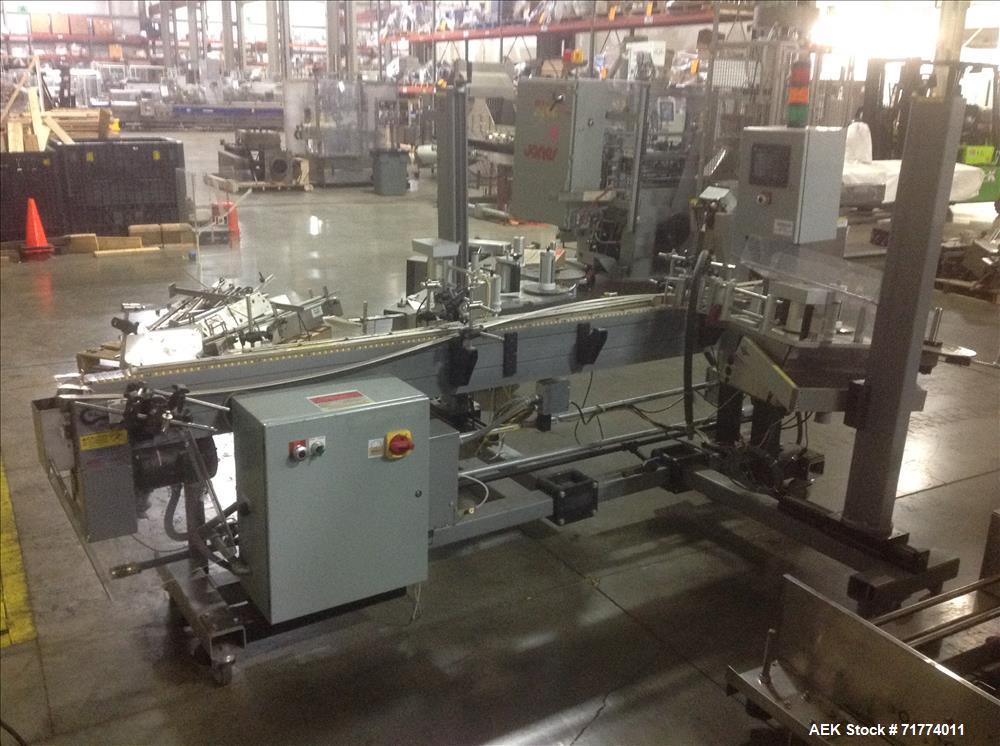 Used Label Aire Tamper Evident Front and Back Labeler/Carton Wafer Sealer.