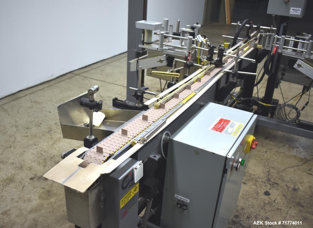 Used Label Aire Tamper Evident Front and Back Labeler/Carton Wafer Sealer.