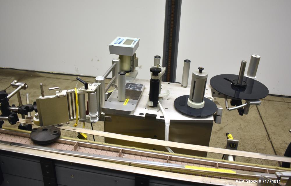 Used Label Aire Tamper Evident Front and Back Labeler/Carton Wafer Sealer.