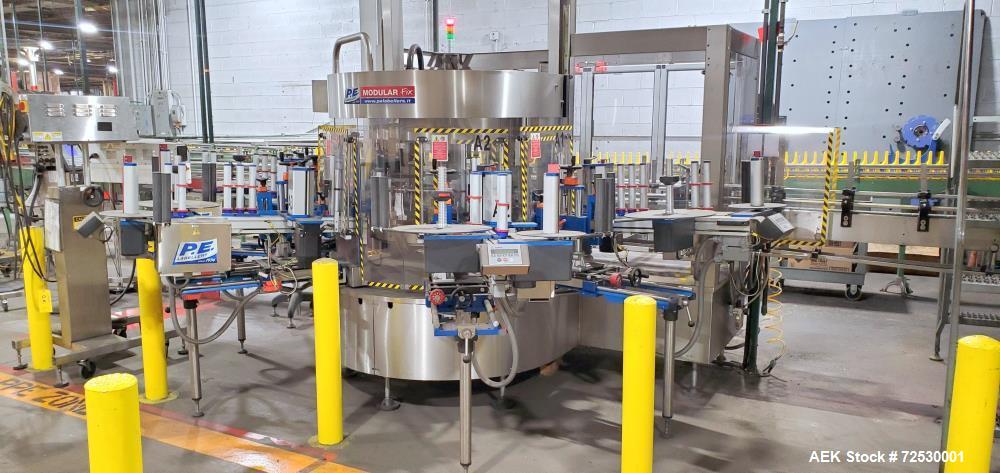 Used P.E. Rotary Pressure Sensitive Labeling System
