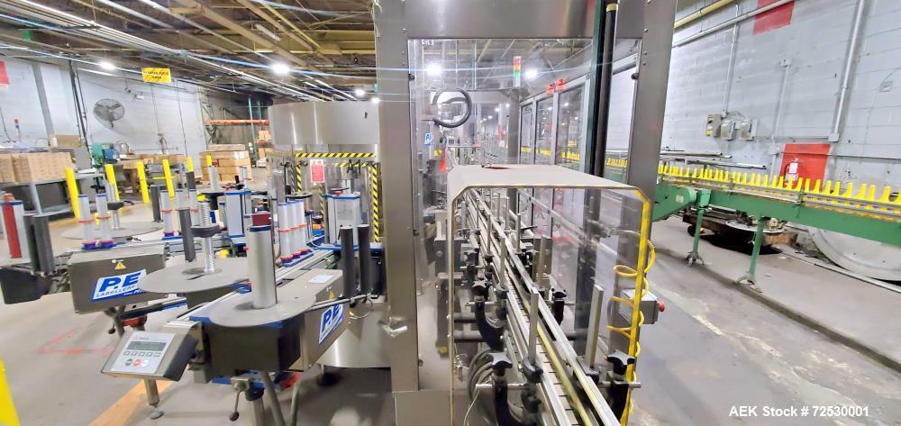 Used P.E. Rotary Pressure Sensitive Labeling System