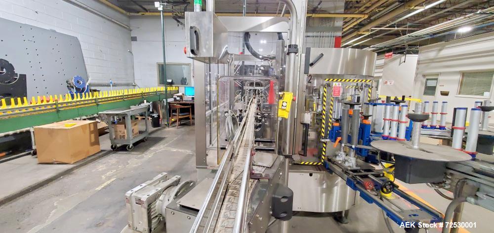 Used P.E. Rotary Pressure Sensitive Labeling System