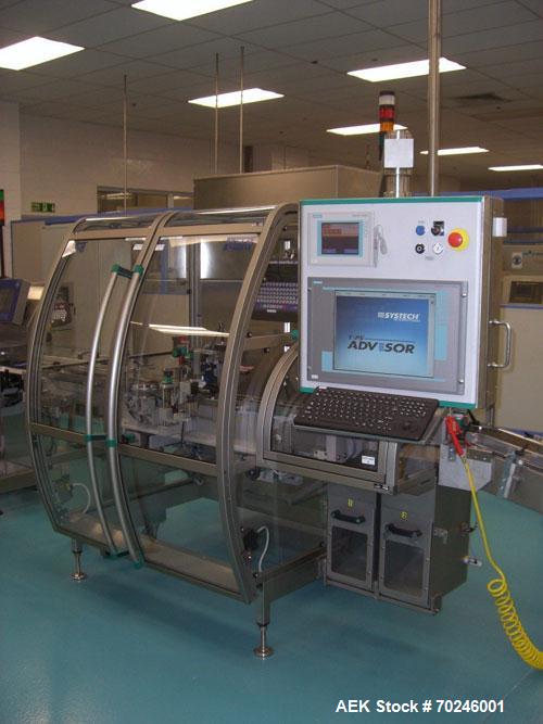 Used Neri Type BL400VTEXL Labeller. Size range 20mm to 180mm wide x 15mm to 120mm high x 70mm to 200mm long. Maximum rate of 400 packs per minute. Label speed maximum 50m per minute. 400mm maximum re...