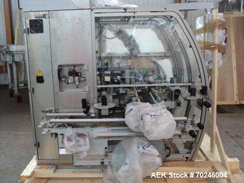 Unused- Neri Type BL400VTEXL Labeller. Size range 20mm to 180mm wide x 15mm to 120mm high x 70mm to 200mm long. Maximum rate of 400 packs per minute. Label speed maximum 50m per minute. 400mm maximum...