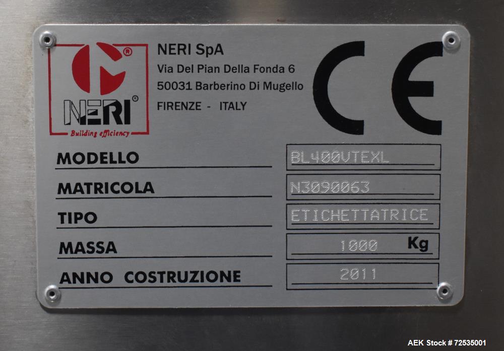 Marchesini Neri BL Carton Labeler