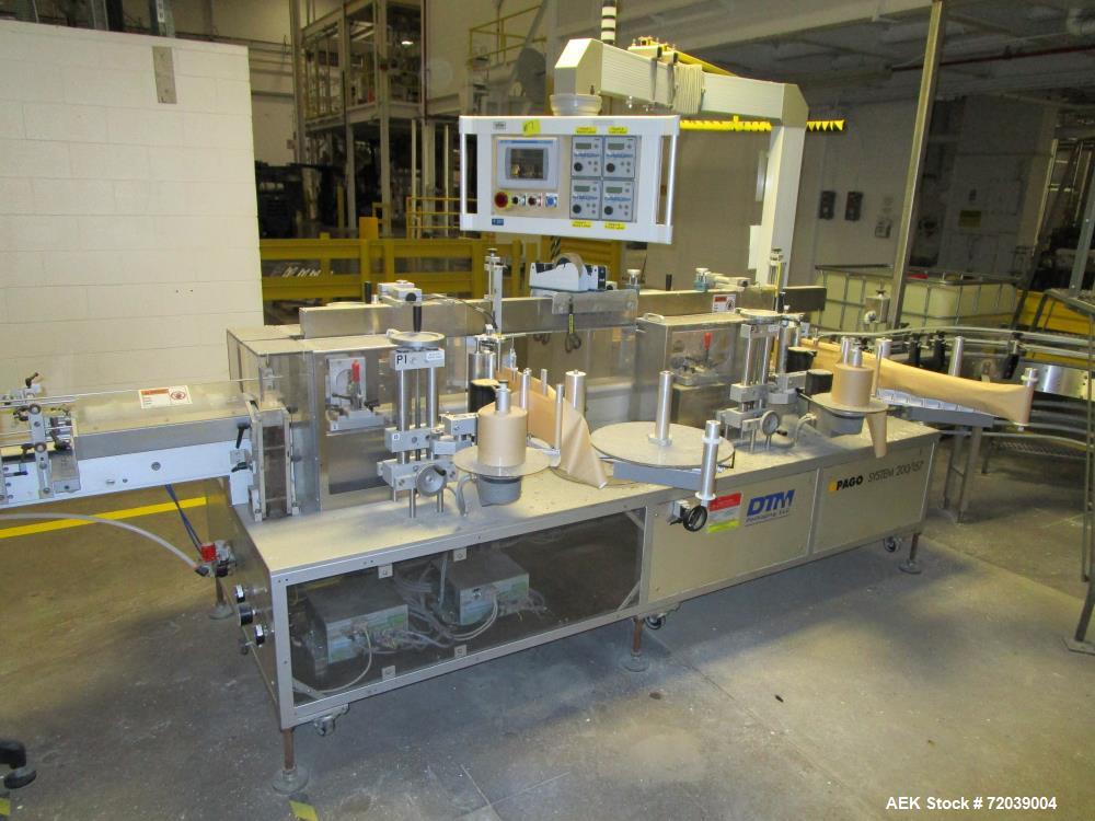 Used- DTM Packaging / PagoMat Pressure Sensitive Labeler