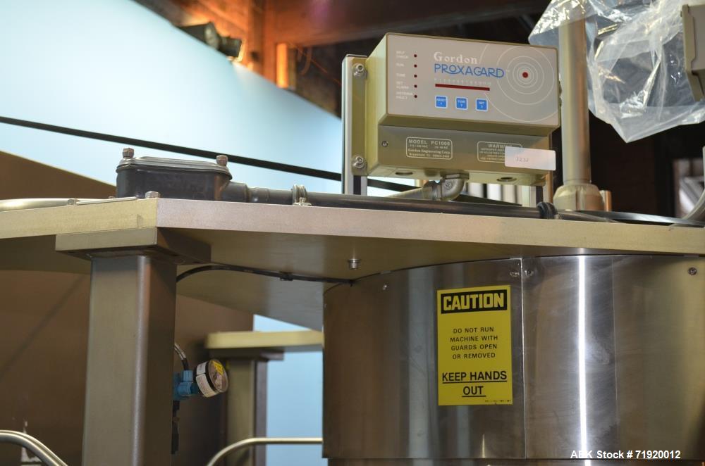 Used Sancoa Weiler 3-Head, 7-Station Pressure Sensitive Rotary Labeler