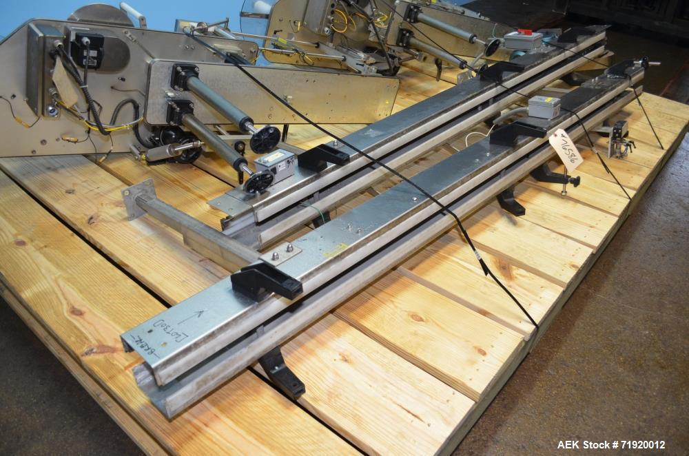 Used Sancoa Weiler 3-Head, 7-Station Pressure Sensitive Rotary Labeler