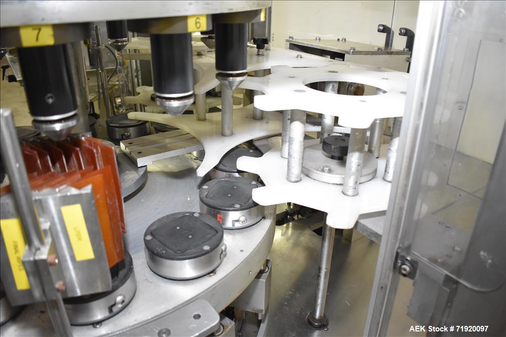 Used Sancoa (Weiler) automatic pressure sensitive rotary labeler, Model RL-4000