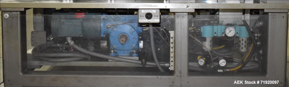 Used Sancoa (Weiler) automatic pressure sensitive rotary labeler, Model RL-4000