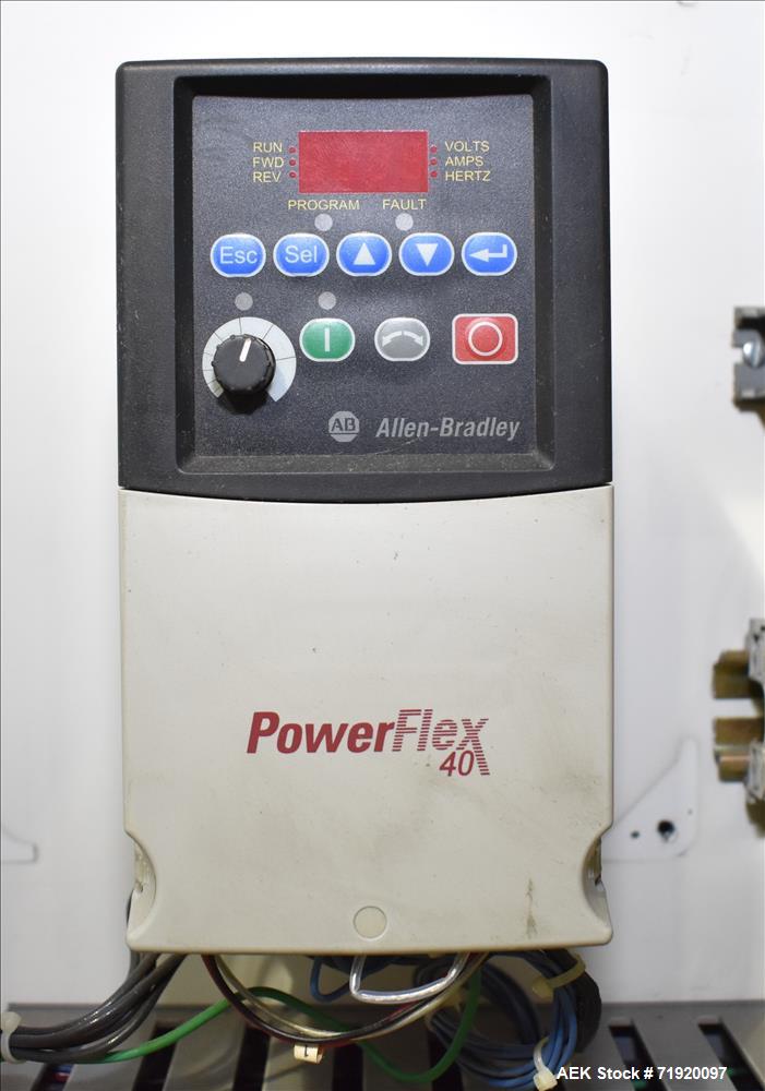 Used Sancoa (Weiler) automatic pressure sensitive rotary labeler, Model RL-4000