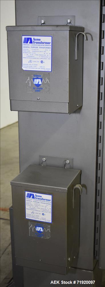 Used Sancoa (Weiler) automatic pressure sensitive rotary labeler, Model RL-4000