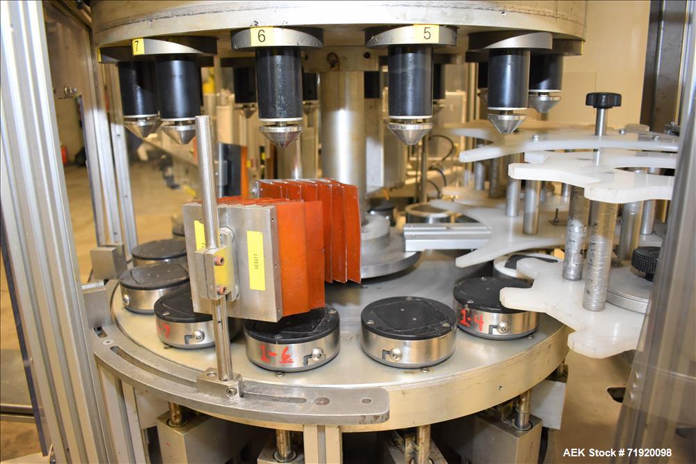 Used Sancoa (Weiler) automatic pressure sensitive rotary labeler, Model RL-4000
