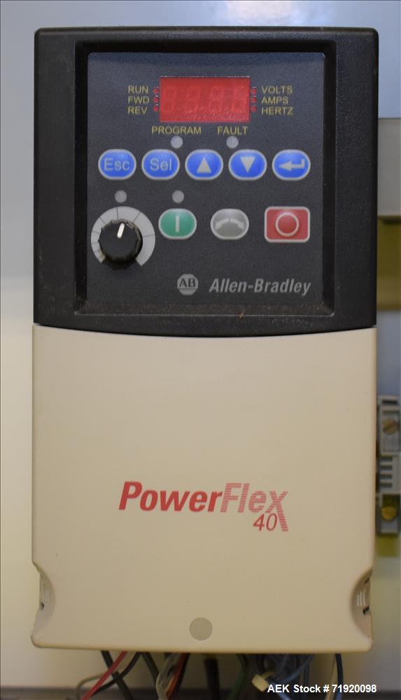 Used Sancoa (Weiler) automatic pressure sensitive rotary labeler, Model RL-4000