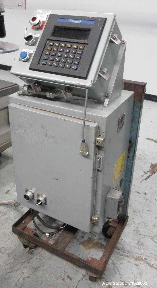Used Shorewood Model 5200R Front/Back/Neck Pressure Sensitive Labeler