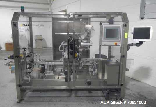 Used Uhlmann carton labeler, model PAGO System P580