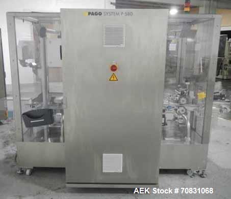 Used Uhlmann carton labeler, model PAGO System P580